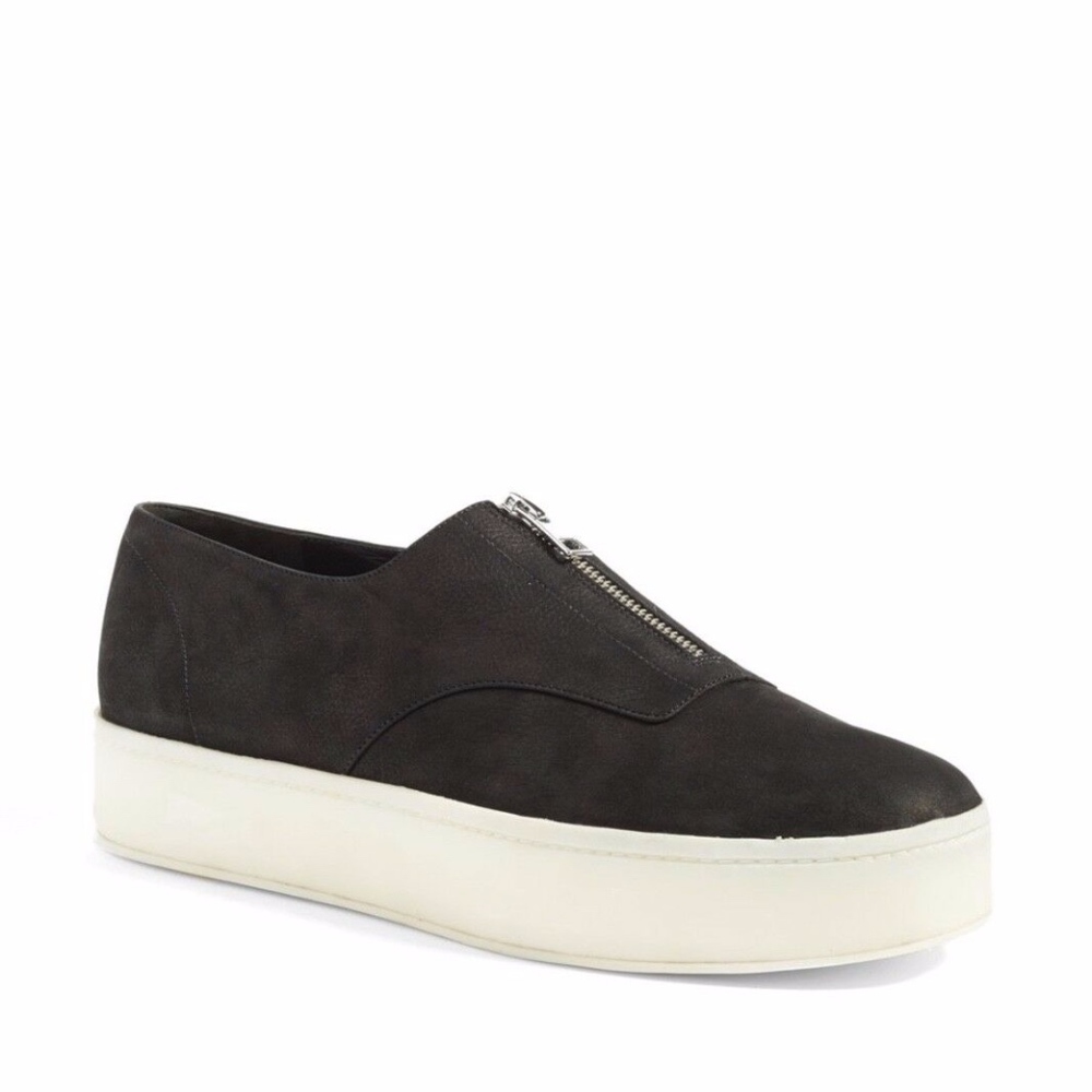 NIB $250 Vince 'Warner' Platform Sneaker in Black - size 9.5!